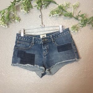 Obey Propaganda Denim Patchwork Shorts 26